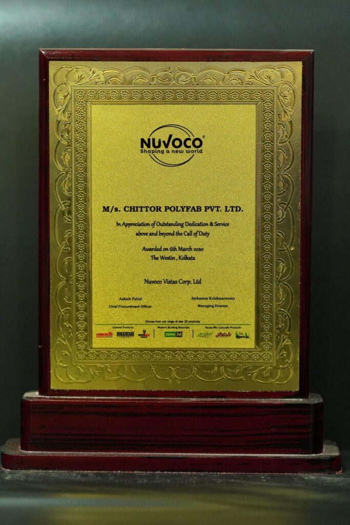 Awards and Certification Chittor Polyfab