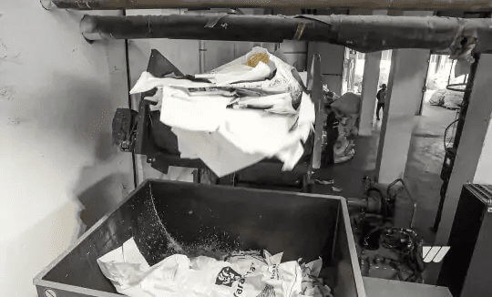 reprocessing Bopp bags