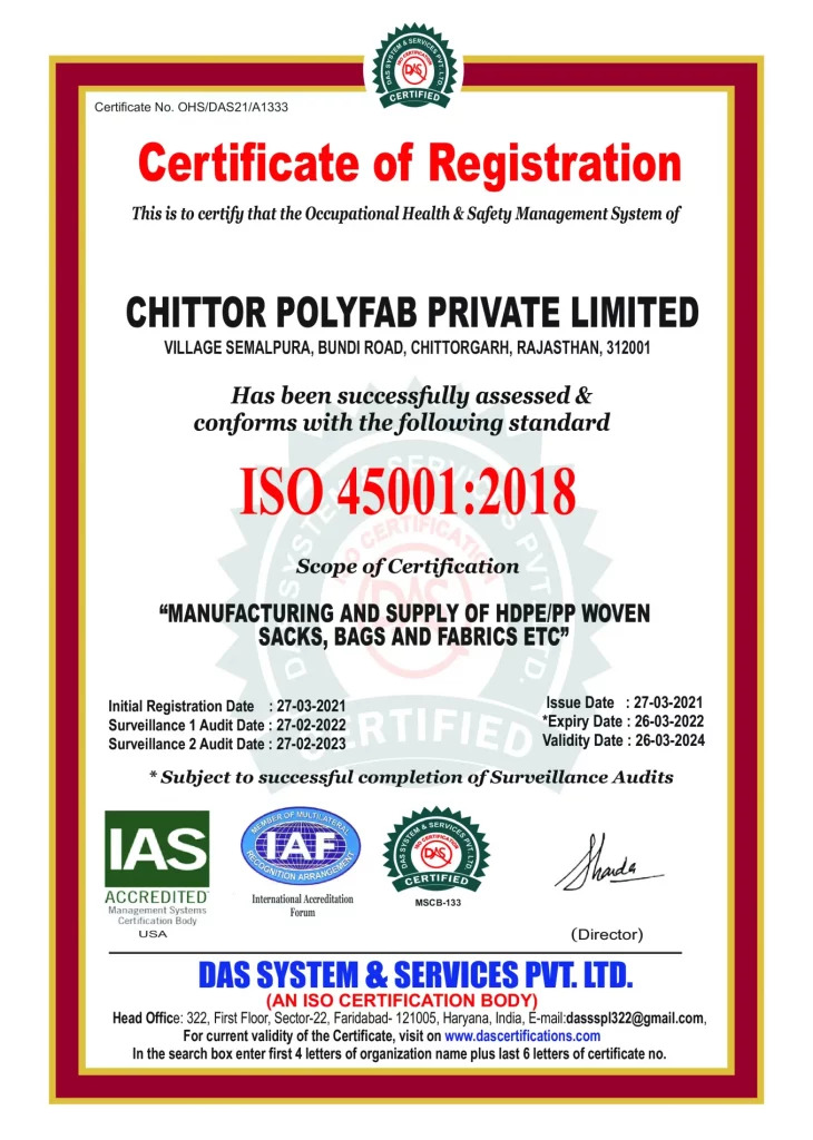 ISO-45001-2018-730x1024 Awards and Recognition Chittor Polyfab