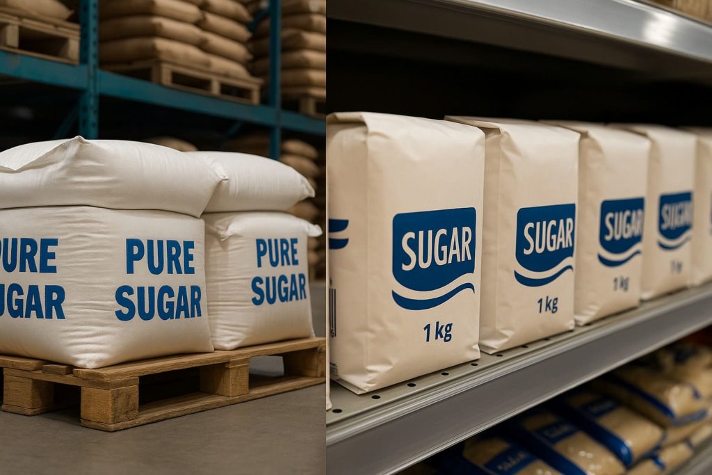 Industrial vs. Retail Sugar Bags Choosing the Right Size & Material for Your Needs